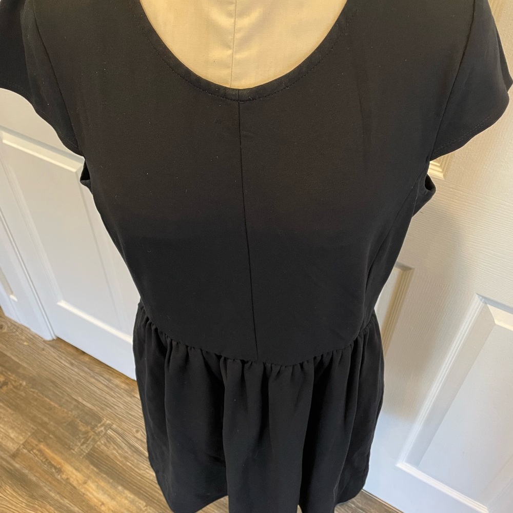 Madewell Large Black Dress With Pockets